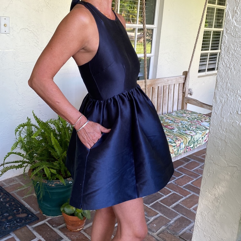 Kate Spade Navy Blue Sleeveless Dress